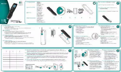 Notice LOGITECH HARMONY ONE - télécommande Trouver une solution à un